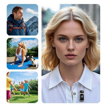 Ormos Mini Action Camera With 180 Degree Rotating Lens - 2.7K Ultra HD